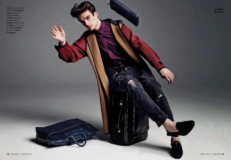 “HIT THE ROAD, JACK” ELLIOT VULLIOD FOR ESQUIRE SPAIN BY MARCIN TYSZKA.4