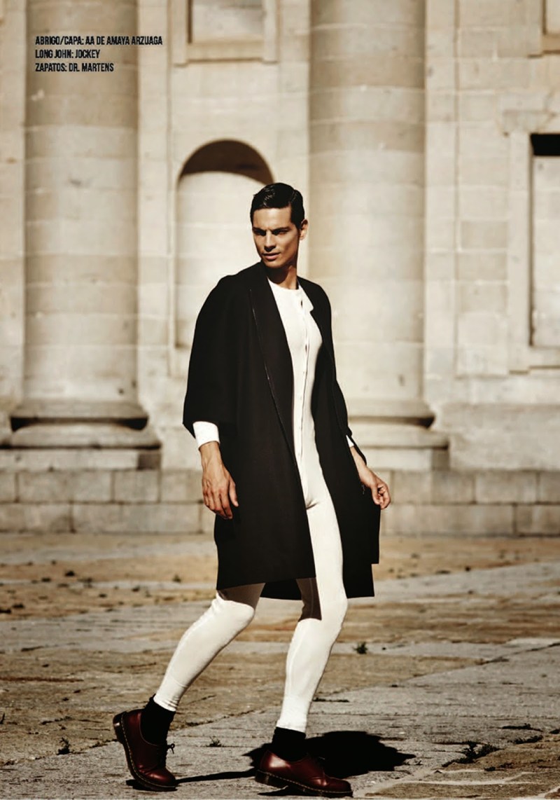 The Runway for Risbel Magazine, Created by Mateo Carrasco, photographed by Marc Palencia (Tenri Mür Management), styled by Mar Pulido, grooming by Aída Rojas and modeling by Javier de Miguel at Traffic Models.