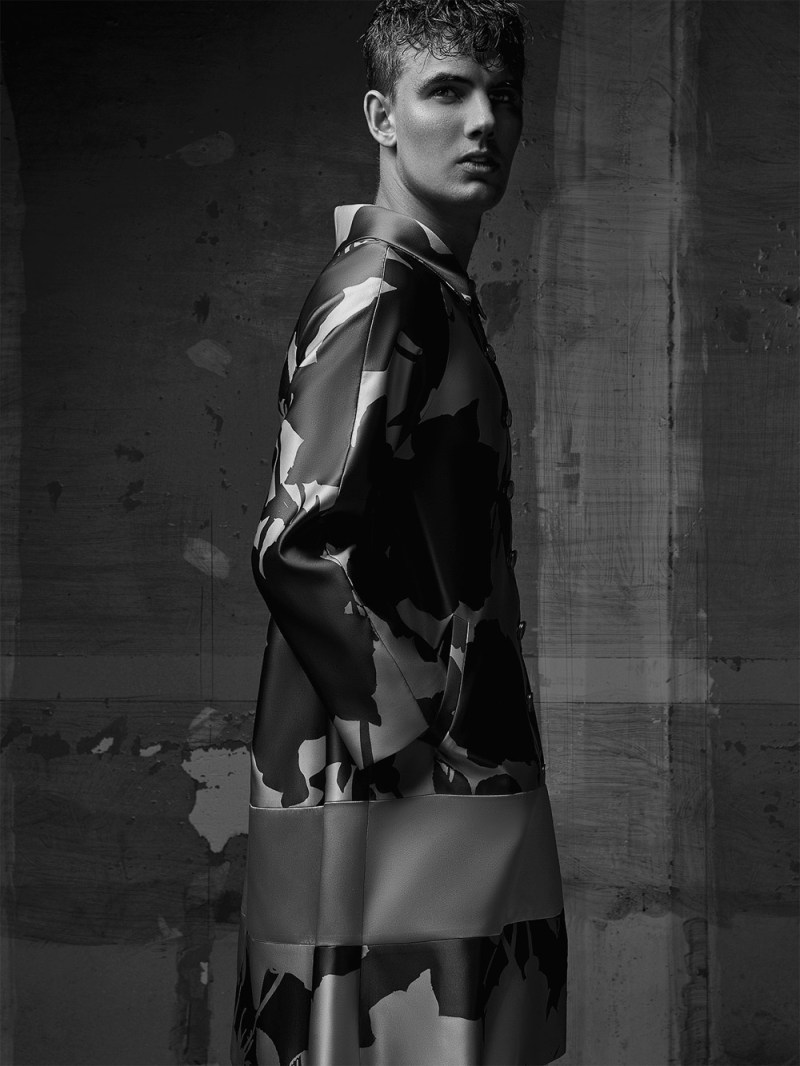 Portrait series by model Allan Lenartowicz shooting by Sergio Rezende.