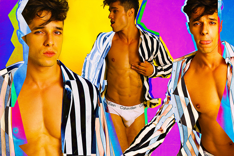 Last editorial by Karim Konrad with Models Jovan Tafa, Nandor Bardos and Michel Dias in Shanghai for Kaltblut Magazine.