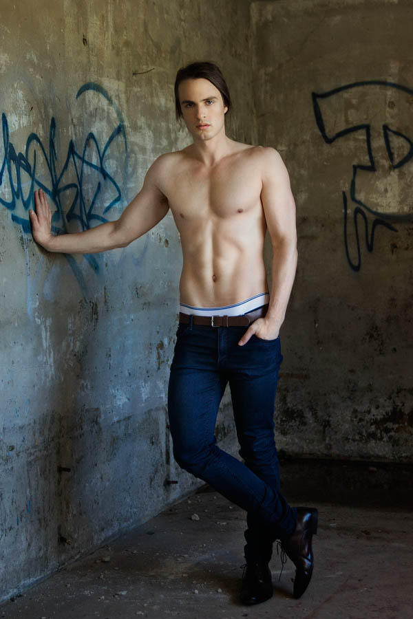 Meet new up and coming model Sean Triffett in a shot portrayed by alan Tan