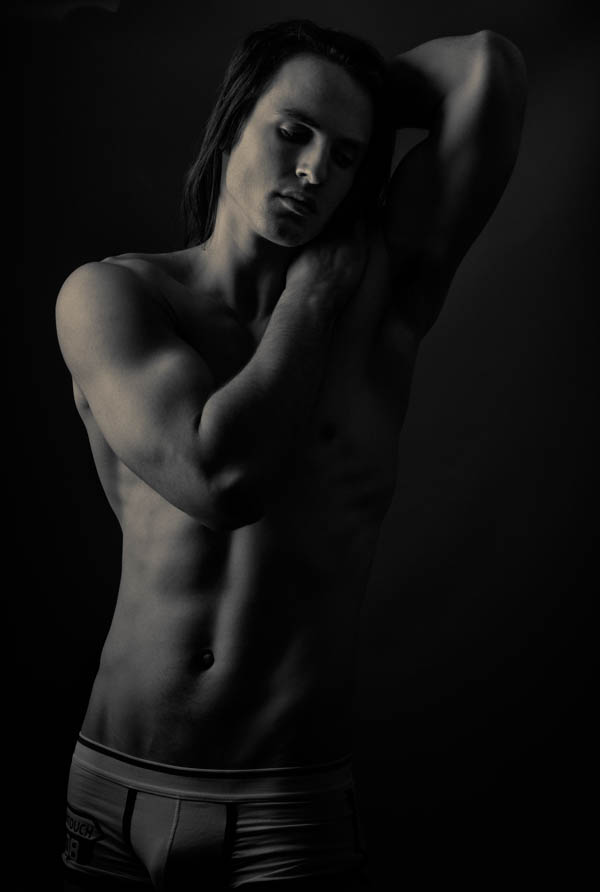 Meet new up and coming model Sean Triffett in a shot portrayed by alan Tan