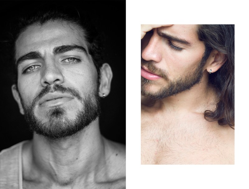 Featuring a beautiful stunning new face Alberto snapped by talented Luis De La Luz, Alberto is currently at New Icon Models, bearded face, long hair and fit body has all the required elements to hook up the scene.