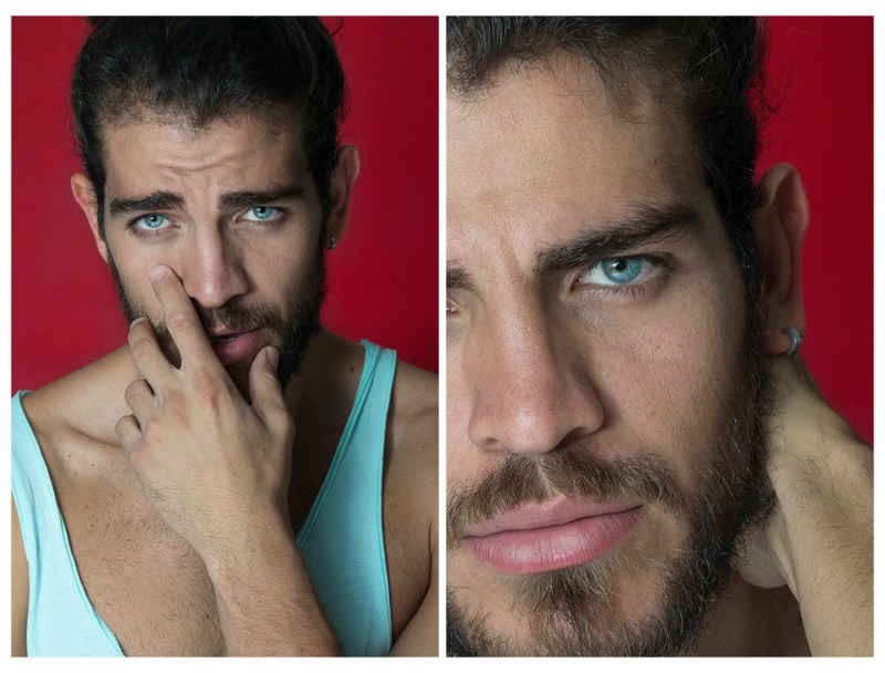 Featuring a beautiful stunning new face Alberto snapped by talented Luis De La Luz, Alberto is currently at New Icon Models, bearded face, long hair and fit body has all the required elements to hook up the scene.