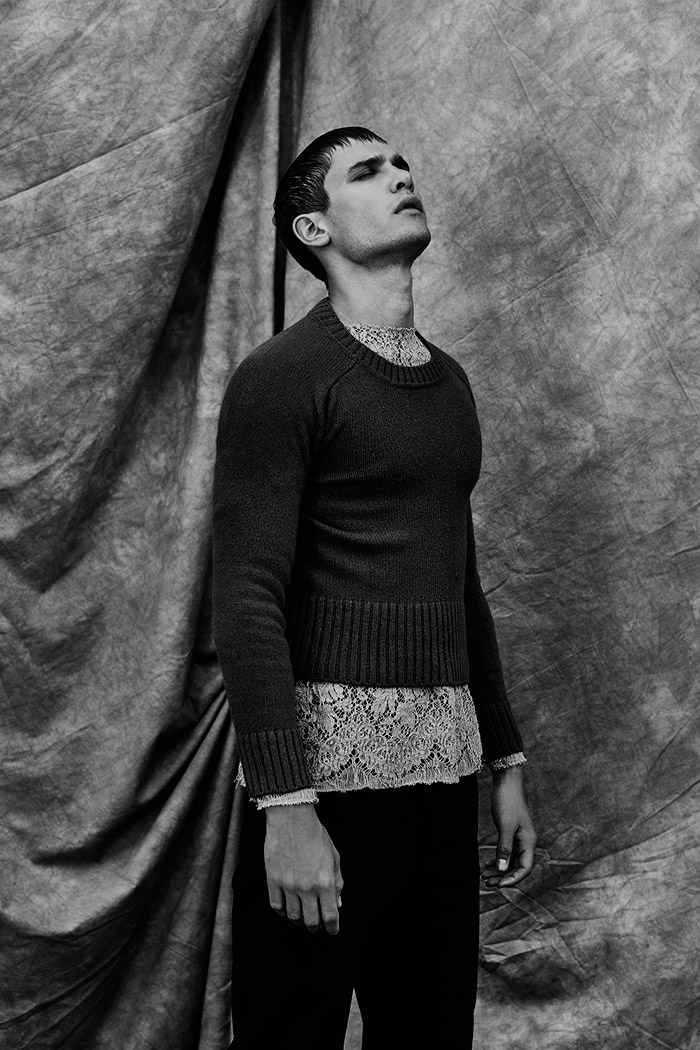 Liam Vandiar and Matty Carrington shot by Mark Cant and styled Joseph Kocharian with FW15 pieces from Moschino, Sibling, Givenchy and more, for the latest issue of Attitude magazine.