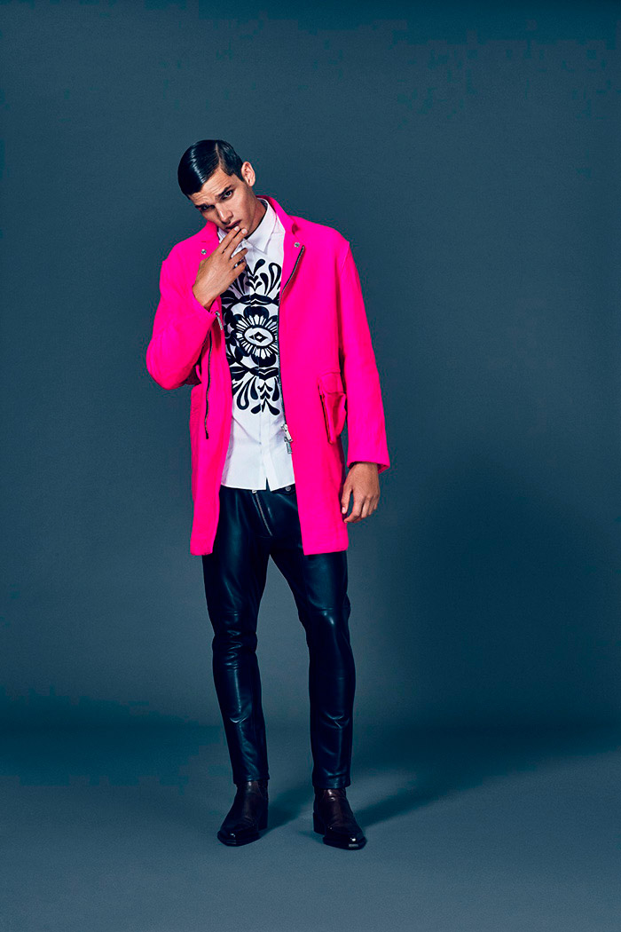 Liam Vandiar and Matty Carrington shot by Mark Cant and styled Joseph Kocharian with FW15 pieces from Moschino, Sibling, Givenchy and more, for the latest issue of Attitude magazine.