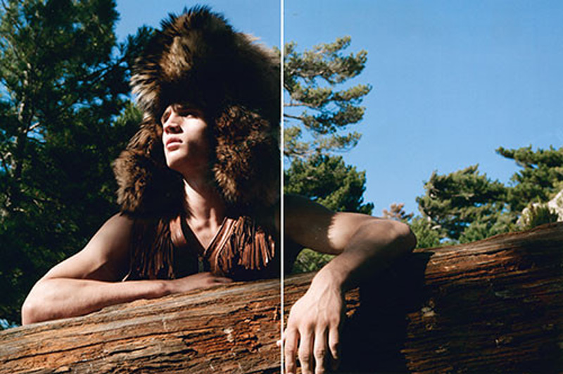 Always we feeling inspired by the great images of photographer Milan Vukmirovic. Julian Schneyder wears exclusively DSquared2 after starring in the campaign as he becomes one with the forest in Fashion for Men’s Fall/Winter 2015 issue by Milan Vukmirovic.