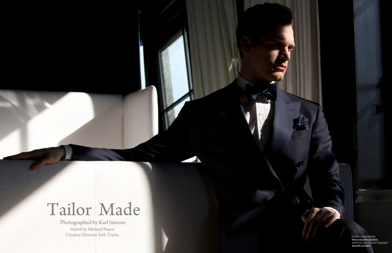 “Tailor Made” the new editorial for Man of Metropolis magazine with Sean Harju from Soul Model Management shot by master Karl Simone. Styled by Michael Fusco.
